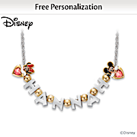 Disney Believe In The Magic In You Personalized Necklace