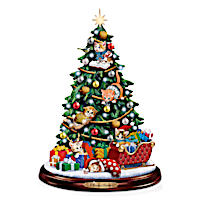 J&#252;rgen Scholz "A Purrrfect Christmas" Illuminated Tree