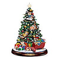 Jürgen Scholz "A Purrrfect Christmas" Illuminated Tree