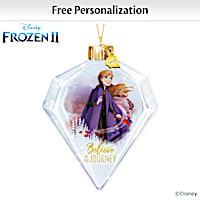 Disney Believe In The Journey Anna Personalized Ornament