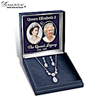 "Royal Coronation" Diamonesk Necklace And Earrings Set