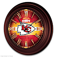 Kansas City Chiefs Illuminated Atomic Wall Clock