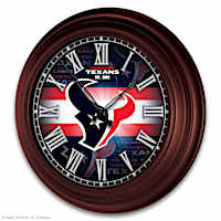 Houston Texans Wall Clock