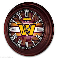 Washington Commanders Wall Clock