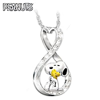 PEANUTS Happiness Is Friendship Pendant Necklace