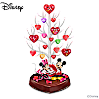 Disney Mickey Mouse And Minnie Mouse Light-Up Valentine Tree