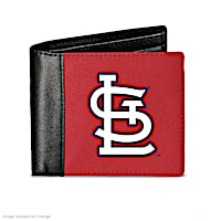 St. Louis Cardinals Men's RFID Blocking Leather Wallet