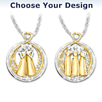 "Strength In Sisterhood" Crystal Necklace: Choose A Design