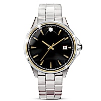 "Words Of Wisdom" Stainless Steel Diamond Watch For Grandson