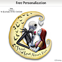 Jack And Sally Glow-In-The-Dark Personalized Wall Decor