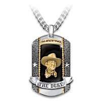 Bourbon Quartz The Legend Of John Wayne Pendant Necklace