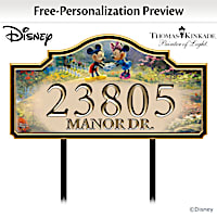 Disney Our Loving Home Personalized Address Sign