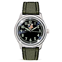 "WW2 Victory" Men's Watch With Glow-In-The-Dark Dial