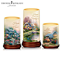 Thomas Kinkade The Light Of Home Candle Set