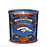 Denver Broncos Candleholder