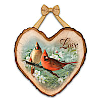 Joe Hautman Cardinal Art "Love" Wall Plaque