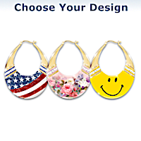 "Passion For Fashion" Hoop Earrings: Choose Your Design