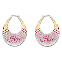 Hope Breast Cancer Awareness Earrings