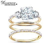 8.5-Carat Royal Trio Ring Set