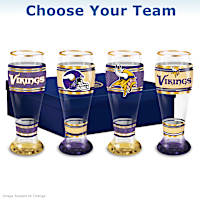 NFL Pilsner Glass Set