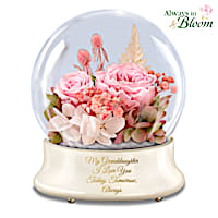 Rotating Lighted Musical Rose Centerpiece For Granddaughter