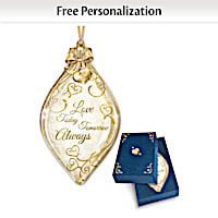 Love Today, Tomorrow, Always Personalized Ornament