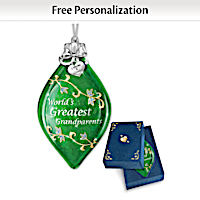 World's Greatest Grandparents Personalized Ornament