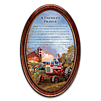A Farmer's Prayer Collector Plate