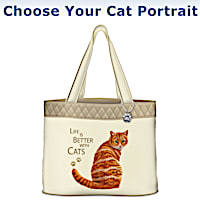 Life Is Better With Cats Tote Bag