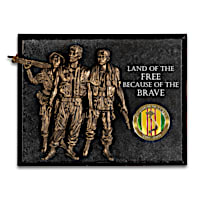 Sculptural Brotherhood Wall Decor Honors Vietnam Veterans