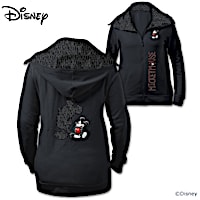 Disney "Forever Mickey Mouse" Cotton-Blend Women's Hoodie