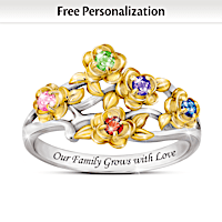 Garden Of Love Personalized Ring