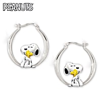 Snoopy And Woodstock Friends Forever Earrings