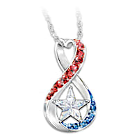 America Forever Pendant Necklace
