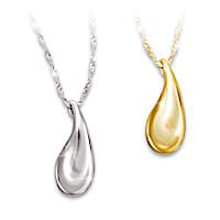 Dewdrops Of Style Pendant Necklace Set