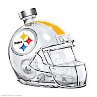 Pittsburgh Steelers Glass Helmet Decanter