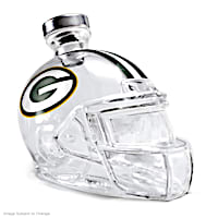 Green Bay Packers Glass Helmet Decanter