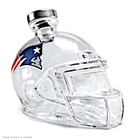 New England Patriots Glass Helmet Decanter
