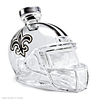 New Orleans Saints Glass Helmet Decanter