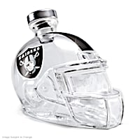 Las Vegas Raiders Glass Helmet Decanter