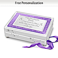 Granddaughter, You Sparkle And Shine Personalized Music Box