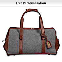The Traveler Duffel Bag Personalized With Initials