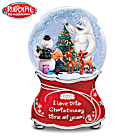 Rudolph The Red-Nosed Reindeer Glitter Globe
