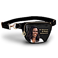 Michelle Obama Belt Bag With Inspirational Message