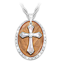 Blessing Of Peace Diamond Pendant Necklace