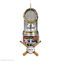 2021 World Series Champions Atlanta Braves Trophy Ornament