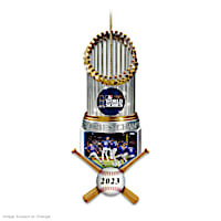 2023 World Series Champions Texas Rangers Trophy Ornament