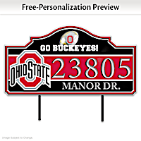 The Ohio State University Personalized Address Sign