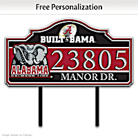 The University of Alabama Personalized Address Sign