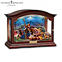 Thomas Kinkade Unto Us A Child Is Born Nativity